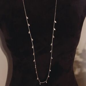 Chan Luu Gold Toned Crystal Embellished Necklace